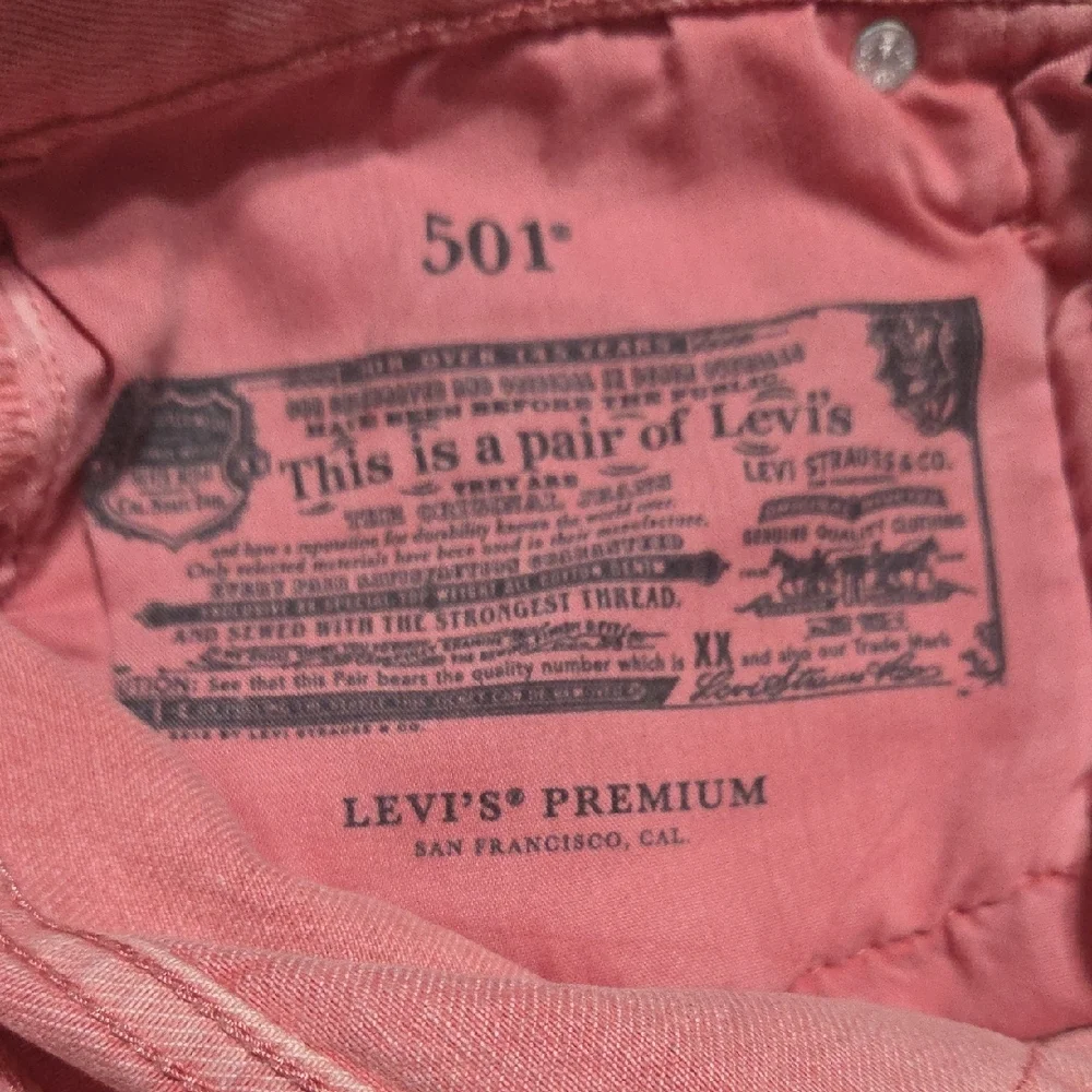 Levi's Pink Jean Shorts for Women - Picture 2 of 4